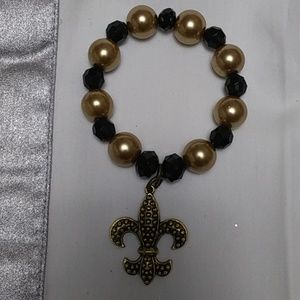 Customize football team bracelet